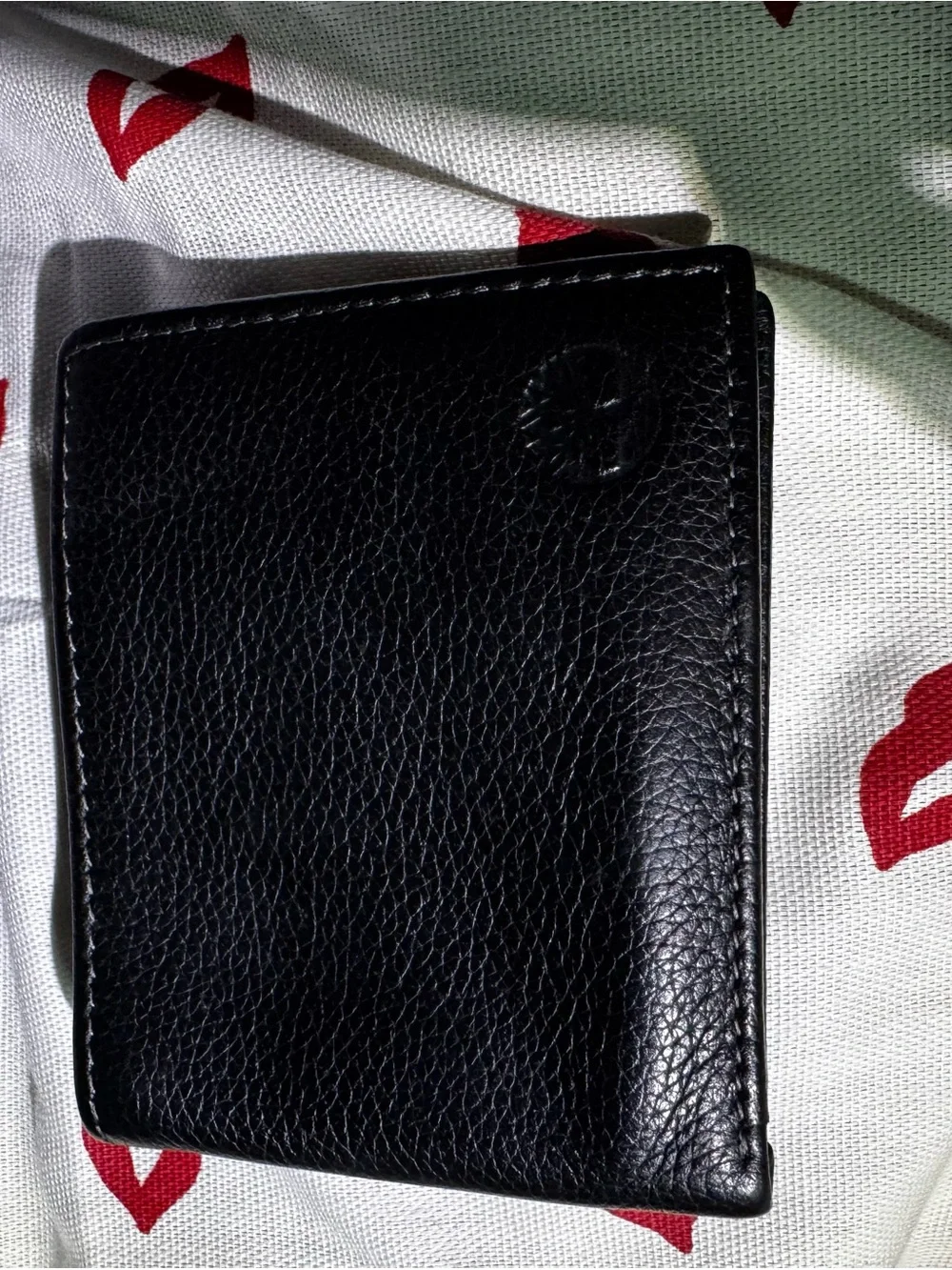 Timberland Black Leather Bi-Fold Wallet